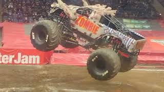 Monster Jam Zombie Freestyle MonsterJam MonsterTrucks ZombieSurvival MonstaKoreRacing [upl. by Akemak596]