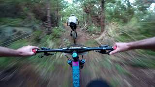 A Run down the freshly Built Tsunami in Whangamata Mtb Park [upl. by Dnalram213]