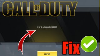 Fix Call of Duty mobile authorization error 5b1302  Fix is COD mobile down [upl. by Akilegna798]