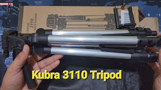 Kubra 3110 Tripod Adjustable Aluminum Alloy Tripod for Mobile DSLR amp Camera  Review [upl. by Atinaw]