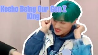 Keeho being our Gen Z King🤴 [upl. by Enelrats192]