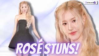 BLACKPINKS ROSÉ Stuns at Photo Call Plastic Surgery SPECULATION Continues [upl. by Kinsler]