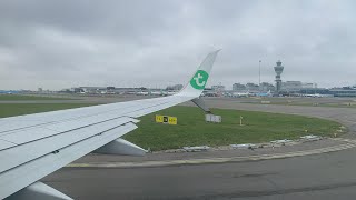 Transavia 737 Departing from Schiphol [upl. by Yelknirb]