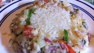 chef celly codfish salad recipe Ensalada de bacalao estillo ecuatoriano [upl. by Ynatsed]