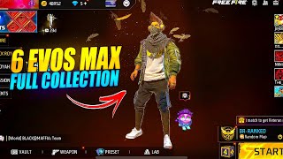 6 Evo’s Max Full Collection Video  Free Fire Max  MYT [upl. by Walter]