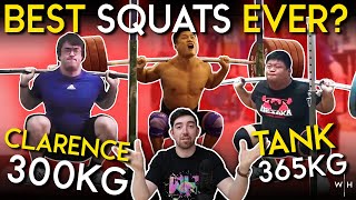 Most Impressive Weightlifting Squats Ever  Reaction [upl. by Norraa]