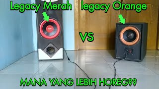 Speaker subwoofer legacy 896 vs 838 mana yg lebih mantap [upl. by Saxela]