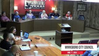 Winnsboro City Council [upl. by Nelrsa203]