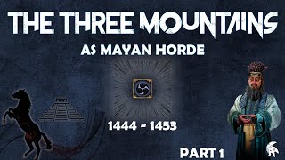 EU4 THE THREE MOUNTAINS  FORTUITOUS START  1444  1453 PART 1 of 13 [upl. by Avuha]