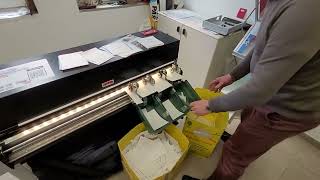 DTF cutter plotter for images printed on DTF film and sublimation paper XY directions  high speed [upl. by Heidie]