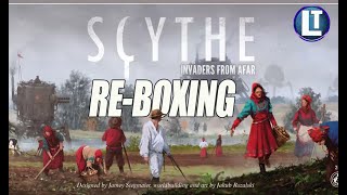 SCYTHE INVADERS FROM AFAR Board Game Reboxing  SCYTHE Expansion Component Overview [upl. by Aiem437]