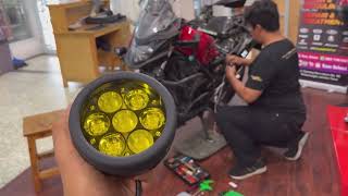 Unboxing amp Review Gold Runway 70Watt pasang di Honda CB500X [upl. by Vizza]