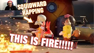 SQUIDWARD RAPPING GLORBTRENDSETTER REACTION [upl. by Cornia]