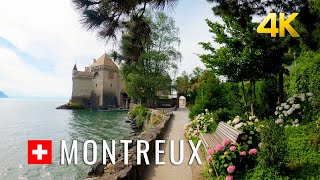 Montreux an authentic little piece of paradise  Switzerland 🇨🇭 4K [upl. by Connett]