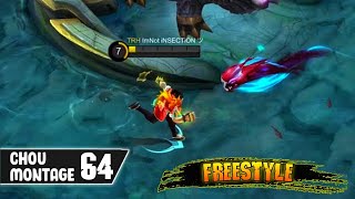 Chou FreeStyle Montage iNSECTiON  64  O U T P L A Y E D 🔥 •MLBB [upl. by Germain]