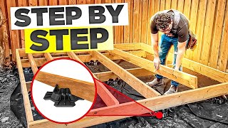 Easy DIY Deck Frame Walkthrough [upl. by Bruis]