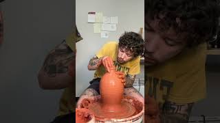 biiiig vase pottery art potteryjack artist [upl. by Pelletier]