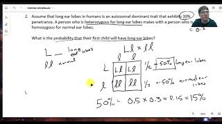 Genetics Problem Solving Penetrance [upl. by Ereynihc]