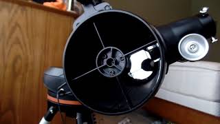 Celestron 114LCM collimation easier method [upl. by Eelyr]