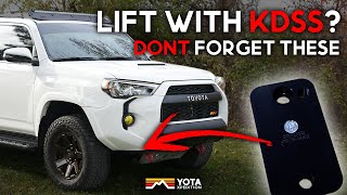 KDSS 4Runner Leveling Kit And DRKDSS Sway Bar Correction [upl. by Amahs358]