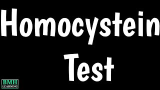 Homocysteine Blood Test  Homocysteine amp Vitamin b12 [upl. by Aihsitan]