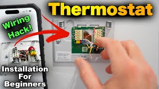 How To Install A Honeywell Thermostat  Instructions STEPBYSTEP [upl. by Acir]