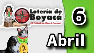 Resultado LOTERIA DE BOYACA Sabado 6 de Abril de 2024 [upl. by Rakia]