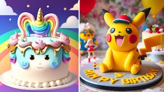 Easy Make Rainbow Chocolate Cake 🌈  Amazing Cake Decorating Ideas cake cakedesign cakedecorating [upl. by Primaveria]