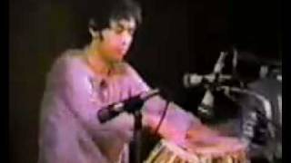 Zakir Hussain solo with Ajoy Chakraborty in harmonium [upl. by Mcbride]