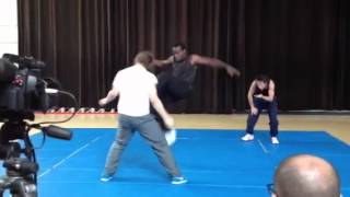 Stunt school martial arts fight [upl. by Lrat]