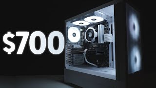 BEST 700 Gaming PC Build Tutorial w Benchmarks [upl. by Aidul675]