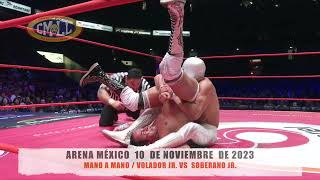 CMLL  MANO A MANO  VOLADOR JR VS SOBERANO JR ARENA MÉXICO101123 [upl. by Nylak497]