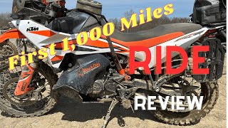 2023 KTM 890 R First 1000 Mile Review [upl. by Amairam]