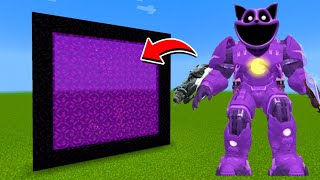 How to Make A Portal To The Robot Catnap Dimension in Minecraft [upl. by Inwat]