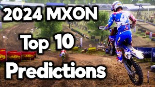 2024 MXON predictions [upl. by Lyrrad]