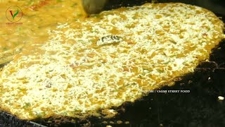 Tastiest paneer dosa  most popular breakfast PANEER MASALA DOSA  Indian street food [upl. by Sewel]