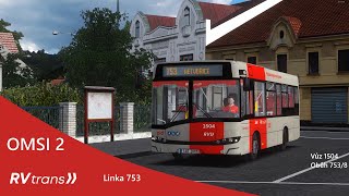 OMSI 2 37  Středočesko linka 753  S prckem na lince 753 přes Ouštice [upl. by French]