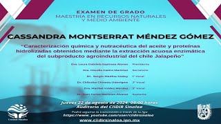 Resultado examen de Grado de Cassandra Montserrat Méndez Gómez [upl. by Nelyahs924]