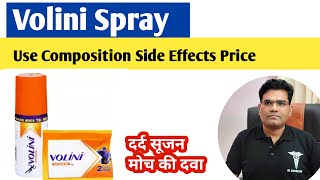 Volini Spray Use Composition and Side Effects  वोलिनी स्प्रे की जानकारी [upl. by Aitat395]