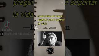 ✓EMIL CIORAN «Frase del día» JARH Filosofia EmilCioran [upl. by Malina505]