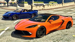 GTA 5 Racing  Long Haul in GTA 6 Trailer Cars [upl. by Deane800]