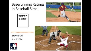 Baserunning Ratings in Baseball Sims [upl. by Town]