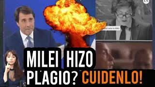 Feinmann Milei hizo plagio cuidenlo mileipresidente milei lanacion feinman [upl. by Gabler]