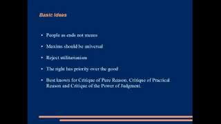 Immanuel Kants Philosophy of Ethics Summary [upl. by Polinski469]