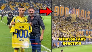 Cristiano Ronaldo honored by Al Nassr with GOAT shirt celebrating his 900 goals [upl. by Ygief434]