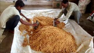 Organic jaggery powder manufacturing process panela sugar Muscovado sugar [upl. by Brittan]