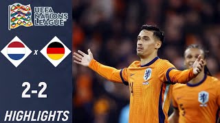 Niederlande  Deutschland 22 Highlights  UEFA Nations League 2024 [upl. by Felicie]