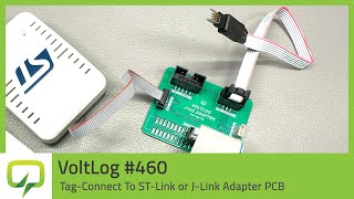 TagConnect To STLink or JLink Adapter PCB  Voltlog 460 [upl. by Hendrika]