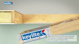 BUILDBASE HOW TO  Keylite – Install a Loft Ladder [upl. by Helge]