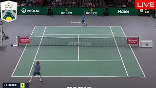 DJOKOVIC Vs DIMITROV  ATP Paris Masters 2023 Final  LIVE Tennis PlaybyPlay Stream [upl. by Suiratnauq]